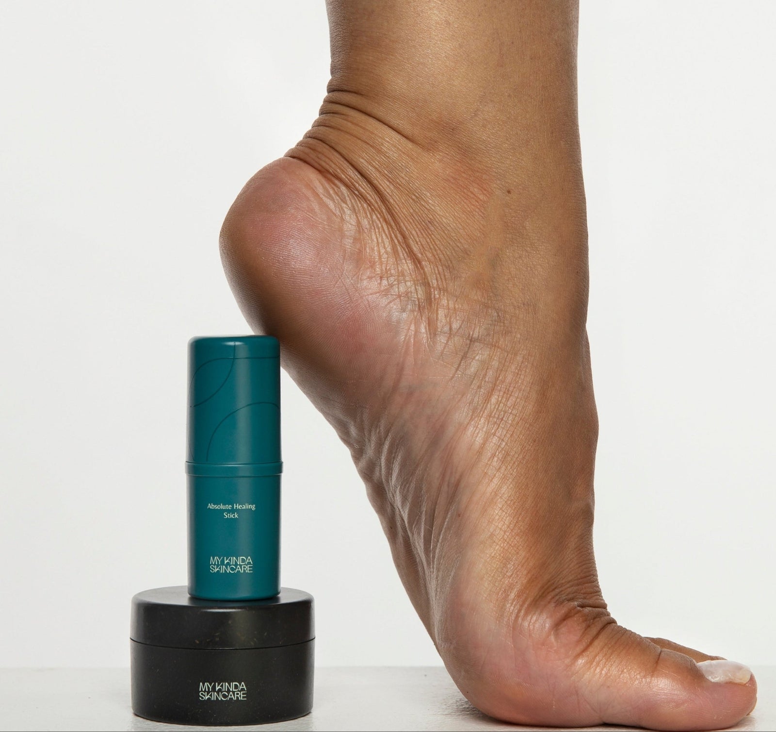 voet met stick en jar